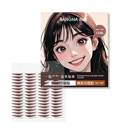 Eyeliner Stamp Stickers Water Resistant Sweat Resistant Fitting Eye Beauty Stickers Eye Eyeliner Patches Makeup Stencils