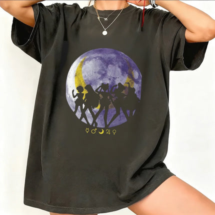 Sailor Moon Retro 90s Anime Graphic T Shirt Summer Cotton Men Women Tee Streetwear Casual Trend Short Sleeve Couple Hip Hop Top