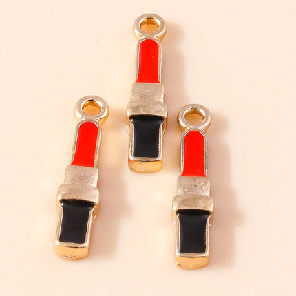 10pcs 21*24mm Fancy Pressed Powder Makeup Box Charms for Jewelry Making Accessories Lady Necklaces Earrings Pendants Keychain