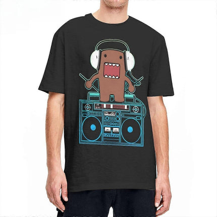 Domo Snacktime Girls T-Shirt Unisex Best Sellers Digital Printing Women Men Oversized Y2k Street Hip Hop High Quality Clothing