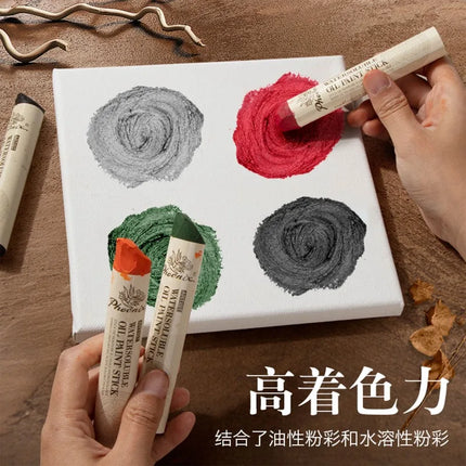 1pc Phoenix Extra Large Solid Oil Pastels Jumbo 37ML Water-Soluble,Portable for Sketch Graffiti, Art Supplies Oil Canvas Boards