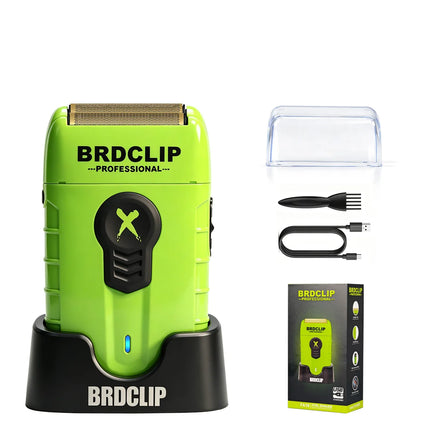 Professional Double Foil Shaver Hair Trimmer Beard trimming Electric Clipper for Man BRDCLIP