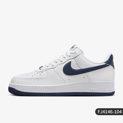 Nike official authentic Air Force 1 07 men's casual wear-resistant board shoes FJ4146-104