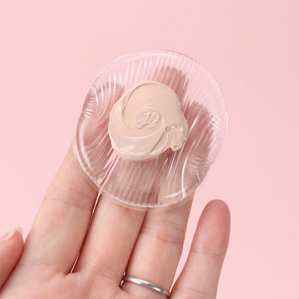 1Pcs Jelly Soft Silicone Gel Powder Puff Sponge for Cosmetic Face Foundation Bb Cream No Powder Eating Powder Makeup Tool