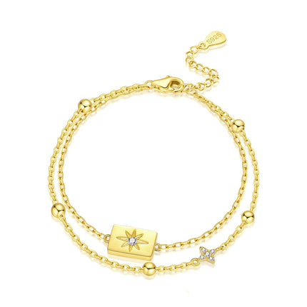 Original 925 Sterling Silver Butterfly Bracelet Zirconia Tennis Ball Women Fashion Simple Engagement Wedding Charm Jewelry Gift