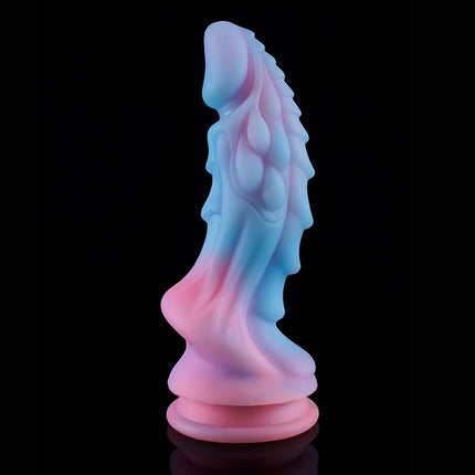 New Luminous Dildos Colorful Glowing Huge Dragon Monster Penis Anal Butt Plug Adult Toys Soft Dildo with Suction Cup Women