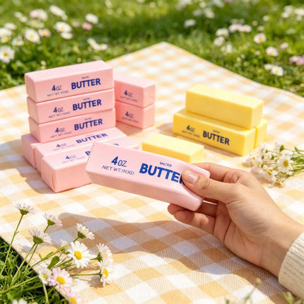 1PC Slow Rising Butter Stick Squishy Toy Soft Wet Elastic Squeeze Toy Portable Stress Relief Fidget Toy for Anxiety and Focus