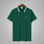 XXL / Bar collar dark green with fish label