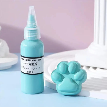 50g/Jar Paste Pigment Epoxy Resin UV Glue Colorant Dye Makaron Pigment DIY Epoxy Resin Mold Jewelry Making Art Paste Dye Gadget