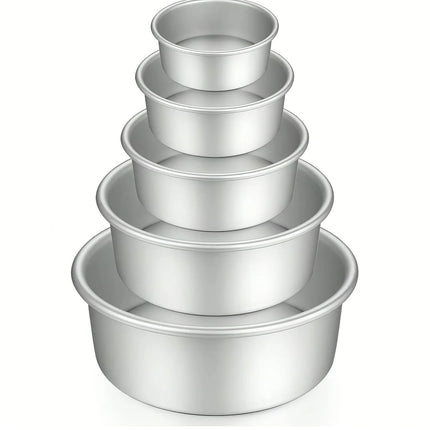 Nonstick Round Cake Pans for a Variety of Desserts,Made from Aluminum with a Rolled Edge,Perfect for Chiffon Cakes And More