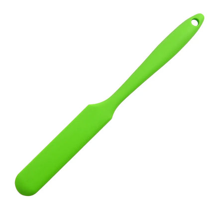 High Temperature Resistant Silicone Long Spatula Multi-color Cream Spatula Household Cake Making Small Accessories Baking Tools