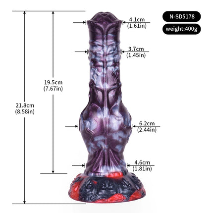 FAAK Fantasy Large Horse Dildo Sucker Silicone Multi Color Penis With Testis Sucker Female Masturbator Anal Plug For Women Men