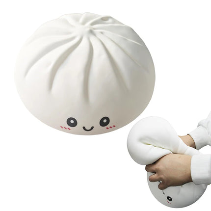 Extra Large 25cm Dumpling Squishy Slow Rebound Sensory Fidget Toy with Colorful Design Soft Stress Ball Home Office Party Gift
