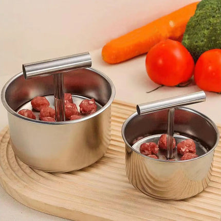 Meatball Making Set 6/12 Hole Press Meatball Maker Stainless Steel Meatball Maker Multifunctional Meat Maker Mold  Kitchen Tools