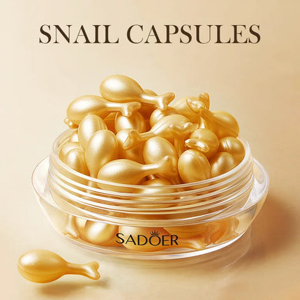 30pcs SADOER Rose Sanil Face Serum Anti Wrinkle Moisturizing Brightening Firming Facial Essence Beauty Face Skin Care Products