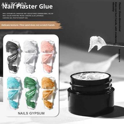 3D Relief Gel Nail Polish, Carving Plaster, Drawing Gel Effect, Painting Gel, Lacquer Varnish, Nail Art