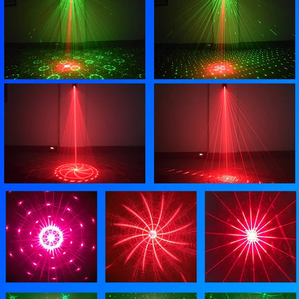 Mini 60 Patterns Projector Party Dj lighs Disco Car Effect Remote Dance Disco Bar LED Party Xmas Christmas Stage Lamp Show YR10