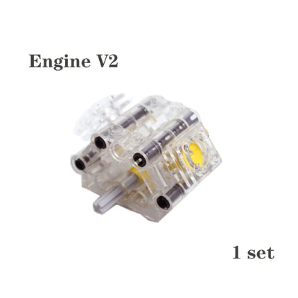 MOC Technology Parts Kit Building Blocks Differential Gear Kit Engine Cylinder Building Blocks Model Car 65413  62821 V6 V8 V12