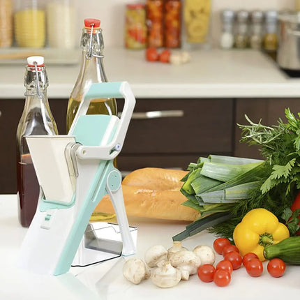 5-in-1 safe multifunctional slicer mandolin manual vegetable cutter radish fries tool kitchen accessories gadget meat cutter