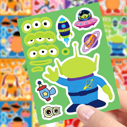 16Sheets Disney Toy Story Graffiti Stickers Exquisite Fashion DIY Toys Secret for Bottle Scrapbook Travel Bag Aesthetic Decals