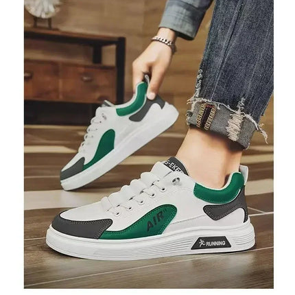 2025 ^Spring and Autumn New Men's Shoes Leather Low cut Fashion Trendy Running Sports Men's Casual Trendy Shoes