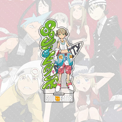 Anime Soul Eater 15cm Acrylic Character Black-star, Kid Standing Model Stand Desktop Decoration Gift