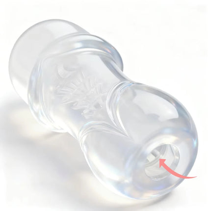 13cm Male Masturbator Transparent Jelly Artificial Vaginal Real Pussy for Men Penis Exerciser Cock Enlarger Suck Sex Toys Erotic
