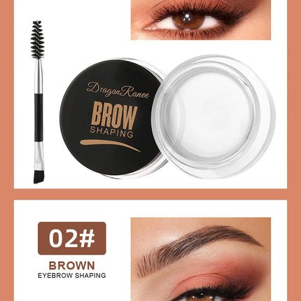 Matte Brown Black Wild Eyebrow Cream 3D Natural Tint Eyebrow Enhancers Gel Wax Waterproof Lasting Eye Makeup Cosmetic Tools
