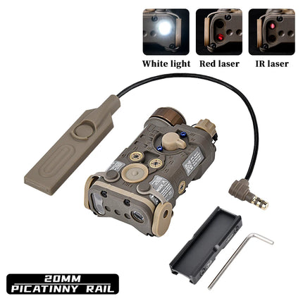 WADSN Tactical NGAL Powerful Laser Pointer Light Hunting Airsotf Gun Accessories Red Dot Green Blue Laser Flashlight PEQ DBAL A2