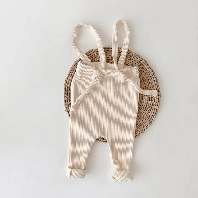 Newborn Baby Leggings Cotton High Elastic Baby Strap Overalls Toddler Girl and Boy Pants
