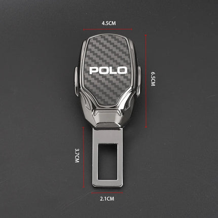 For VW POLO Car Seat Belt Clip Extender Customization Emblem Accessory Personalized Vehicle Seat Buckle Clip