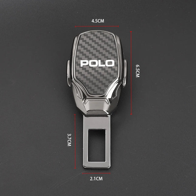 For VW POLO Car Seat Belt Clip Extender Customization Emblem Accessory Personalized Vehicle Seat Buckle Clip