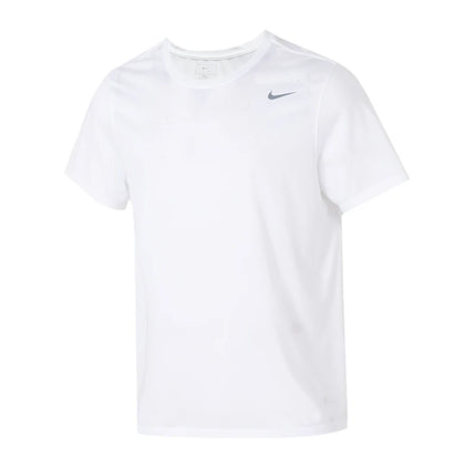 Nike T-Shirt Men's Loose Casual Sports Fitness Round Neck Comfortable Breathable Half-Sleeve Cotton Running Short-Sleeve