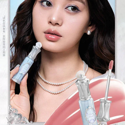 Flower Knows Shells Jewel Collection Makeup Lip Glaze Essence Honey Moisturizing Long-lasting Glossy Gloss Delicate Cosmetics