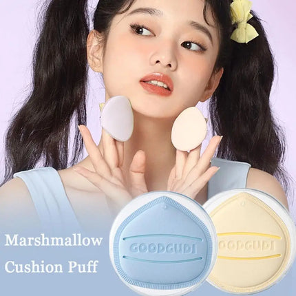 Marshmallow Air Cushion Puff Liquid Powder Foundation Applicator Wet Dry Dual Use Vegan Latex Free Makeup Sponge for Flawless