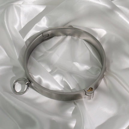 Stainless Steel Detachable Buckle Chain Lockable Neck Collar Wrist Handcuffs Ankle Cuffs Slave BDSM Bondage Restraints Sex Toys