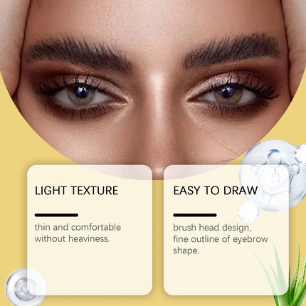 Zephoco Tinted Brow Gel Lasting Waterproof Sweatproof Matte Natural Eye Brow Dye Eye Brow Tint Enhancers Eyebrow Cream Cosmetic