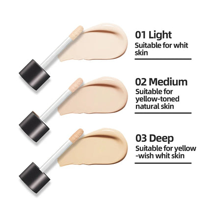 Waterproof Liquid Concealer Foundation Cream Lasting Full Coverage Acne Spot Dark Circles Concealer Cream Face Makeup Cosmetic