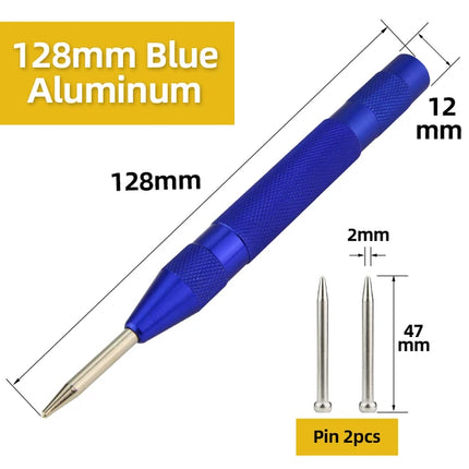 TOOLEYE Automatic Center Punch Kerner Woodworking Metal Drill Adjustable Spring Loaded Marker Hand Tools Sets Carpenter Tool