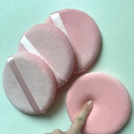 4pcs Add a large makeup sponge powder puff for soft face