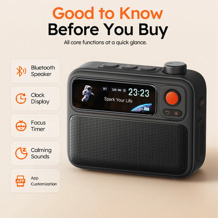 Divoom Flowtoo Smart White Noise Machine with Night Light APP Control Sleep Aid Projector for Bedroom Decor Gift