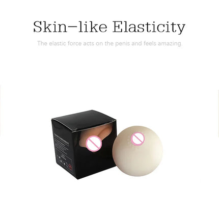 2/1pcs Silicone Artificial Breast Fake Breast  Male Masturbation Breast Pressure Squeeze Ball Adult Products Vagina for Sex Toys
