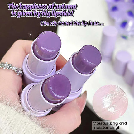 Cappuvini Grape Lip Balm Solid Color Moisturizing Hydrating Students Affordable Lip Care Autumn and Winter Anti-Cracking Essential