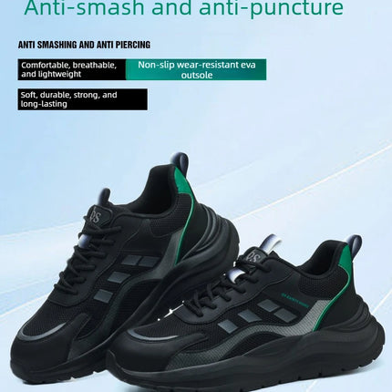 Steel Toe Shoes for men women comfortable lightweight work safety shoes Anti-Puncture safety toe sneakers work protection boots