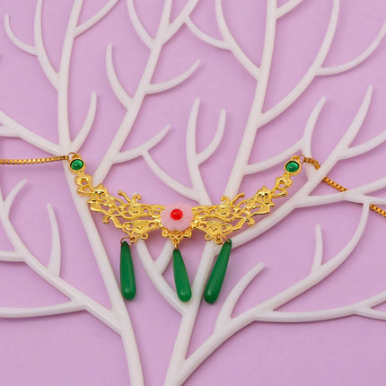The Apothecary Diaries Cute MaoMao Hair Clip Gold Rose Hair Accessory Earrings Necklace Set Love Hairpin Anime Cosplay Props Gif