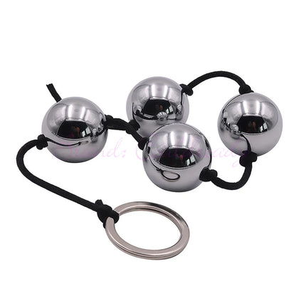 Erotic Weighted Vaginal Balls Geisha Kegel Exerciser Metal Ben Wa Ball Anal Beads Adult Sex Toys for Woman