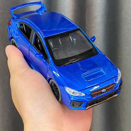 1:30 Subaru Impreza WRX STI 2020 Super Sports Car Alloy Diecast Model Car High Simulation Toy Car Miniature Vehicle Holiday Gift