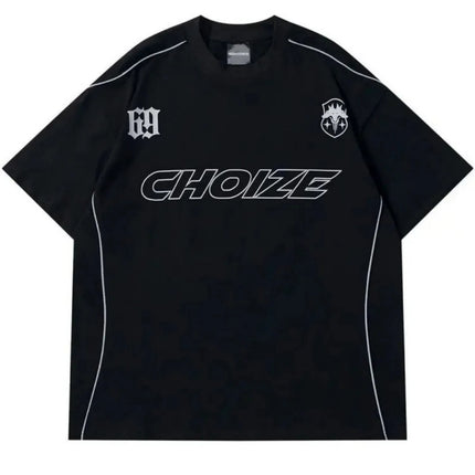 2026 Summer Men's T-shirt with Letter Print Breathable Lightweight Casual Fashionable Outdoor Style