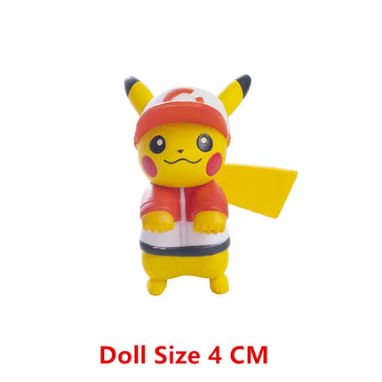 Pokemon Pokeball With Cartoon Movie Anime Figure Pikachu Charmander Eevee Squirtle Vulpix Quality Pet Action Model Toys Gifts