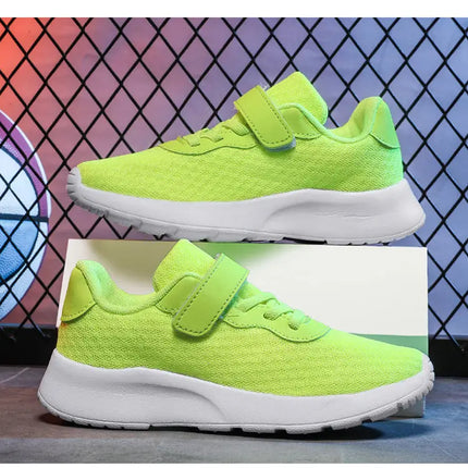 Hot Sale Cheap Sneakers Children Fashion Green Kids Running Shoes Size 28-39 Lightweight Outdoor Sports Shoes for Boy Girl 2023